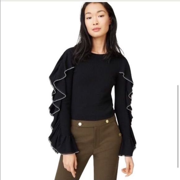 Club Monaco Sweaters - Club Monaco sancerie ruffle sweater